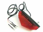 Rücklicht / Kennzeichen Beleuchtung Evotech Performance - Rotes GLAS